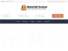 Tablet Screenshot of maharishigautamschool.com